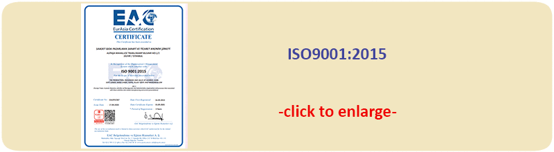 Saadet Gıda ISO9001 Certificate